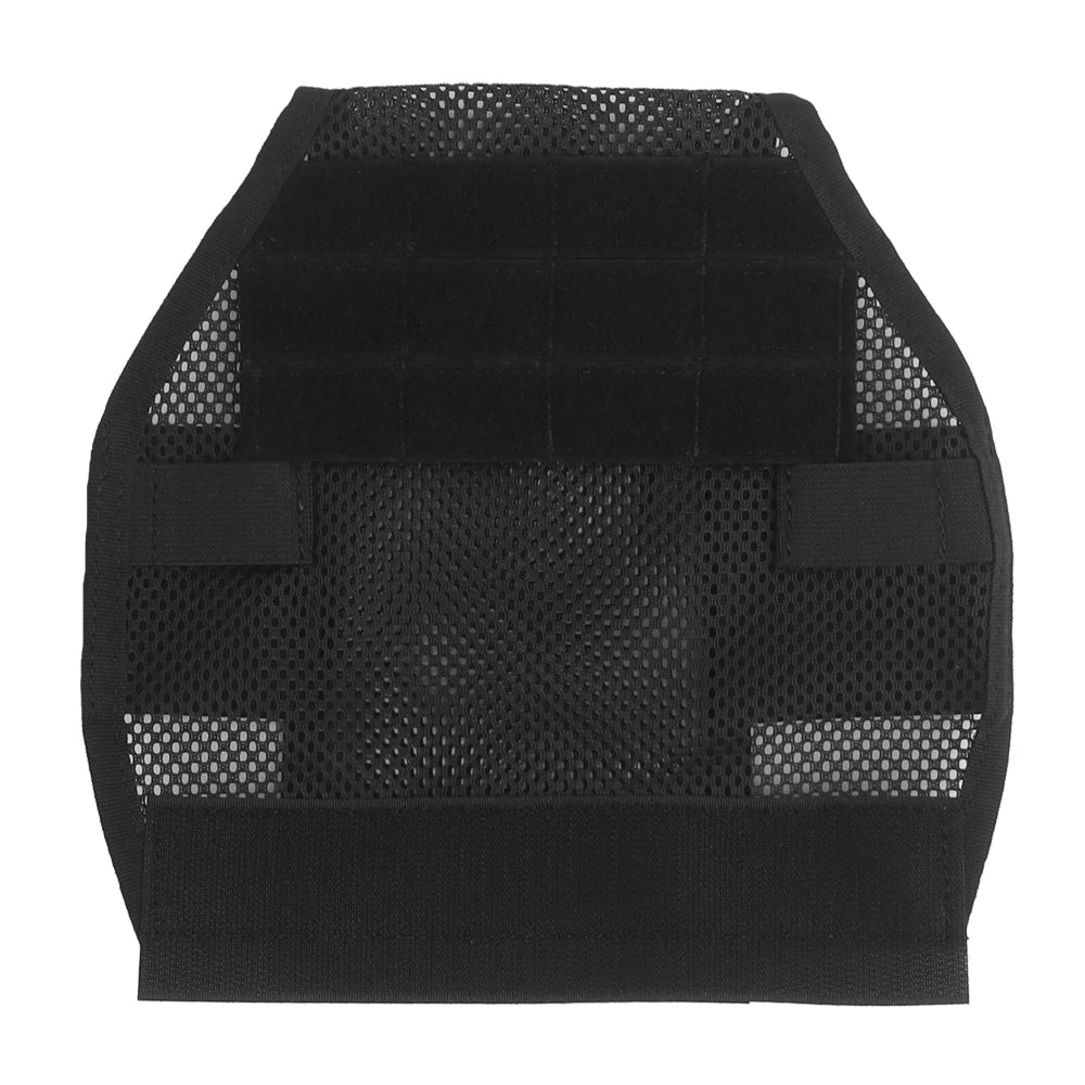 Hunting vest molle system protective plate cover breathable mesh protective plate cover