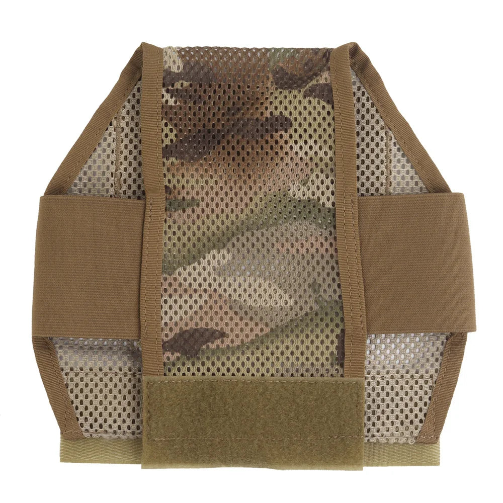 Hunting vest molle system protective plate cover breathable mesh protective plate cover