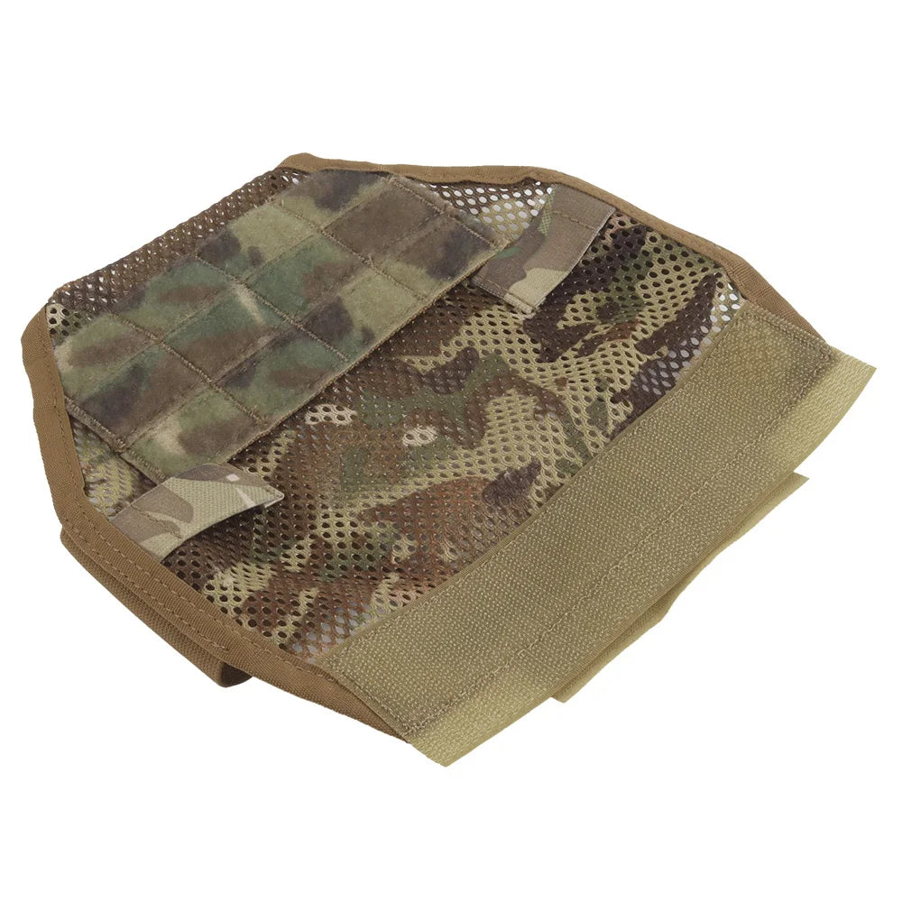 Hunting vest molle system protective plate cover breathable mesh protective plate cover