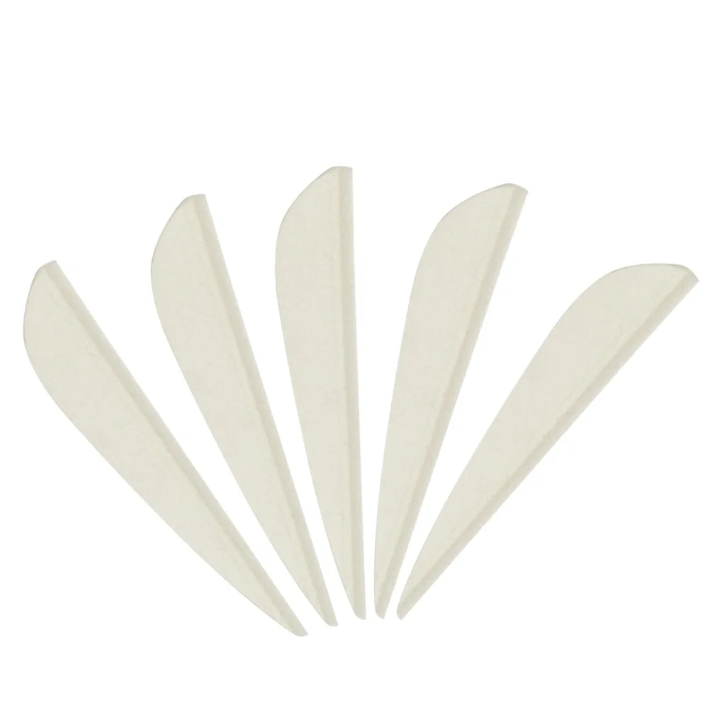 30pcs Archery Fletching Vanes Arrow Wings Universal Fit 3D Bows Hunting Durable Easy Adhere Fishing Tools