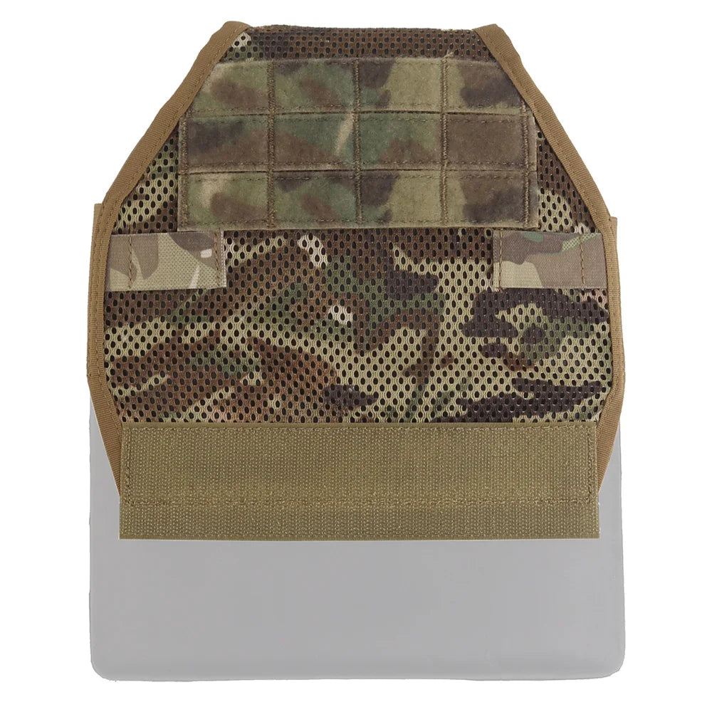 Hunting vest molle system protective plate cover breathable mesh protective plate cover