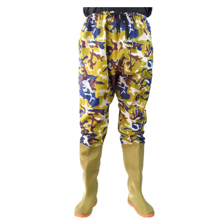 TRVLWEGO Fishing Clothes Hunting Wading Pants Waterproof Suit Breathable Chest Waders Overalls Oversize Trousers Rubber Material
