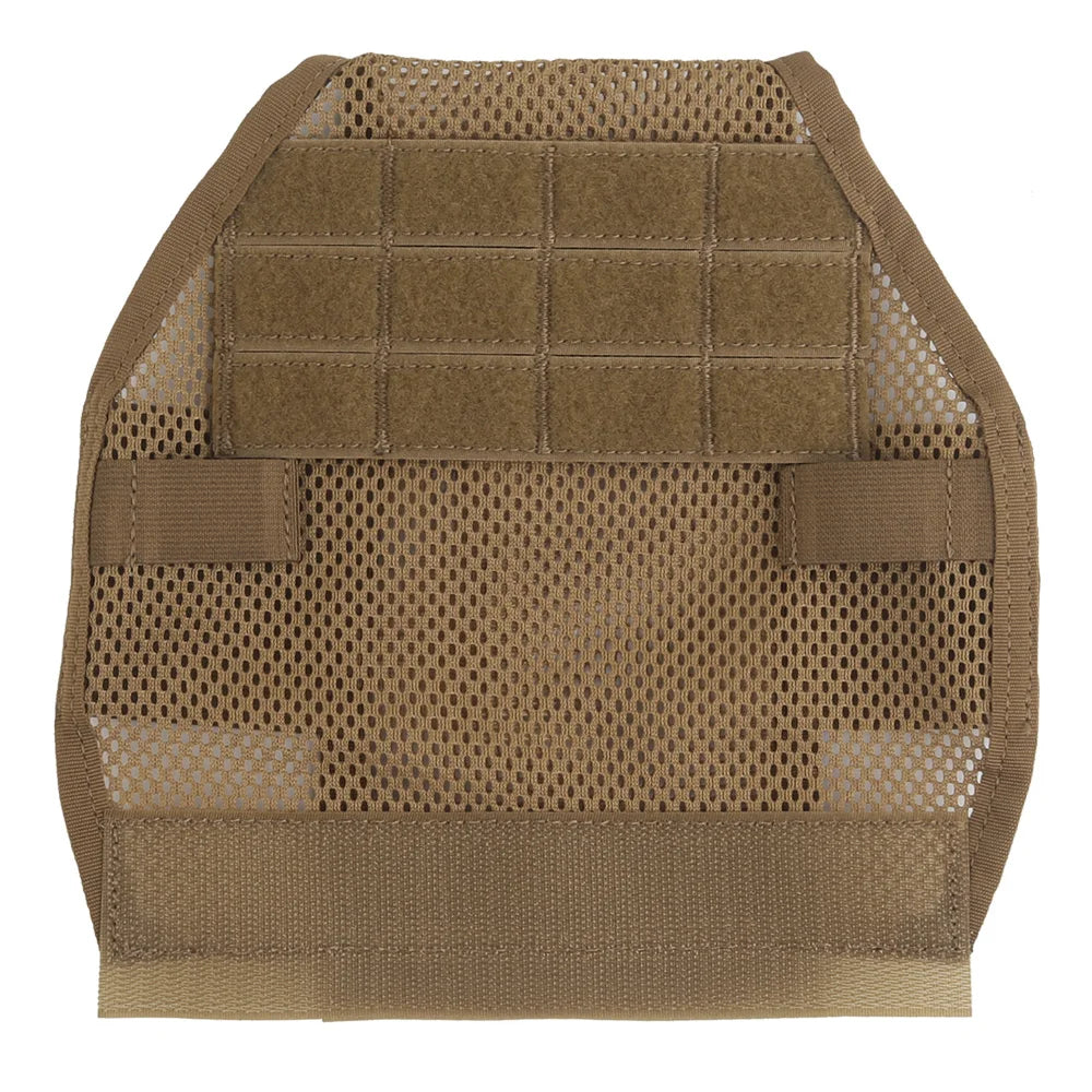 Hunting vest molle system protective plate cover breathable mesh protective plate cover