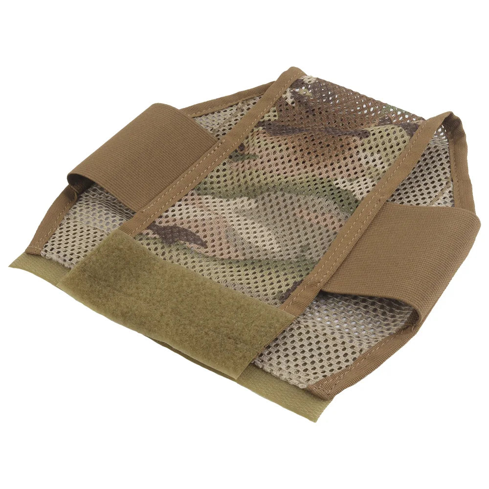 Hunting vest molle system protective plate cover breathable mesh protective plate cover