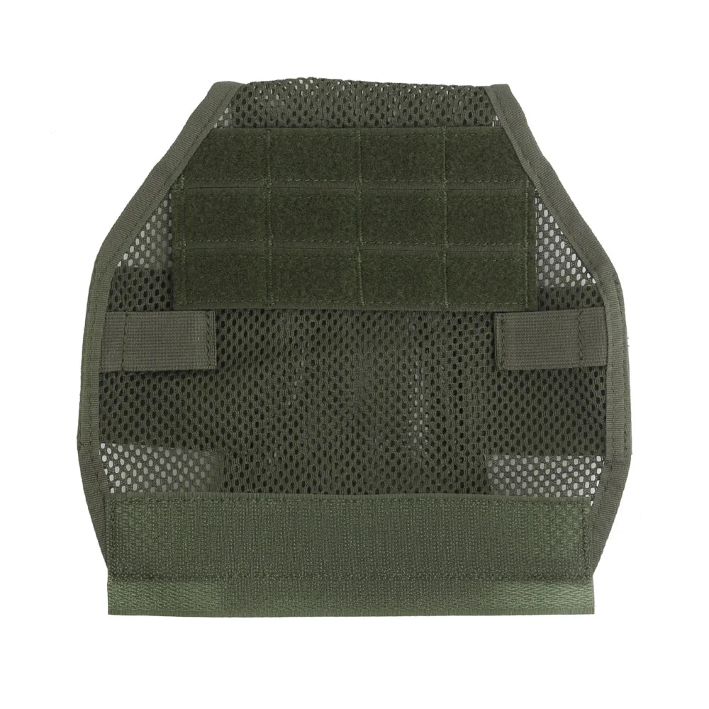 Hunting vest molle system protective plate cover breathable mesh protective plate cover