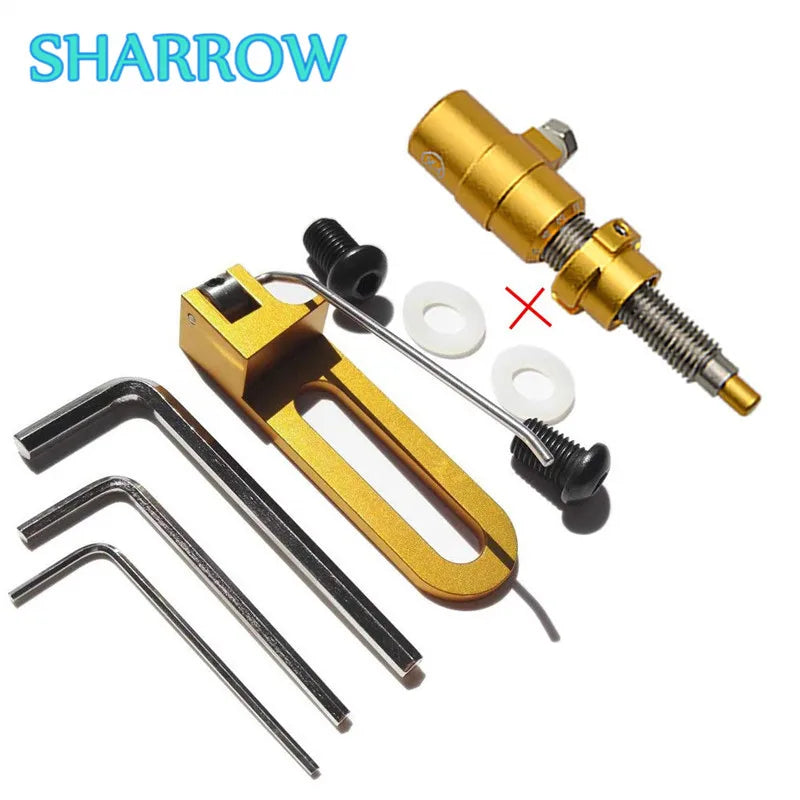 1Set Archery Magnetic Arrow Rest Cushion Plunger Set Right Left Hand for Recurve Bow Shooting Training Hunting Accessories DIY