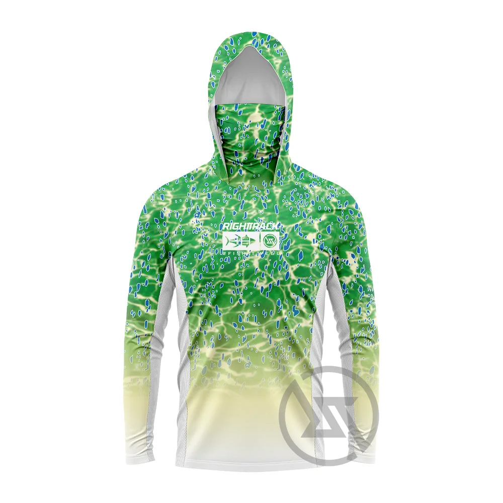 HotSale RT Men's Mask Hoodies Fishing Clothing UPF50+ UV Hunting Climbing Camping Hiking Breathable Angling Apparel