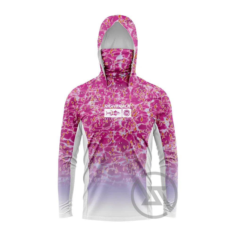 HotSale RT Men's Mask Hoodies Fishing Clothing UPF50+ UV Hunting Climbing Camping Hiking Breathable Angling Apparel