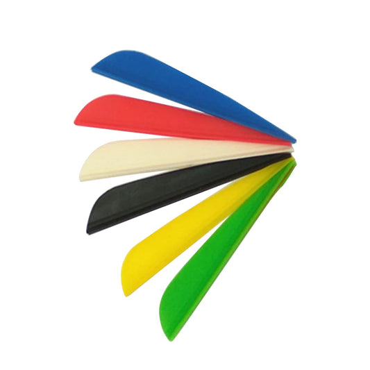 30pcs Archery Fletching Vanes Arrow Wings Universal Fit 3D Bows Hunting Durable Easy Adhere Fishing Tools